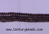 CTE1765 15.5 inches 14mm round matte red tiger eye beads