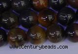 CTE1804 15.5 inches 12mm round blue iron tiger beads wholesale