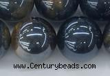 CTE2091 15.5 inches 18mm round AB-color blue & yellow tiger eye beads