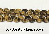 CTE2131 15.5 inches 13*18mm oval yellow tiger eye beads