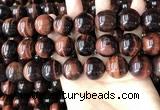 CTE2188 15.5 inches 20mm round red tiger eye gemstone beads