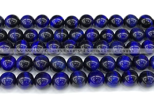 CTE2395 15 inches 10mm round blue tiger eye beads