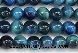 CTE2423 15 inches 4mm round blue tiger eye beads