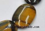 CTE40 15.5 inches 20*30mm oval blue tiger eye beads wholesale