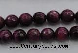 CTE473 15.5 inches 10mm faceted round red tiger eye beads wholesale