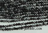 CTG106 15.5 inches 2mm round tiny snowflake obsidian beads wholesale