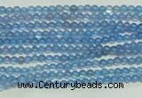 CTG107 15.5 inches 2mm round tiny blue agate beads wholesale