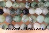 CTG1386 15.5 inches 2mm faceted round tiny emerald beads