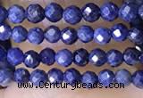 CTG1448 15.5 inches 2mm faceted round sapphire beads wholesale