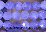 CTG1537 15.5 inches 4mm faceted round blue kyanite beads wholesale