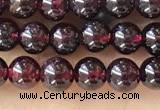 CTG1597 15.5 inches 4mm round red garnet beads wholesale