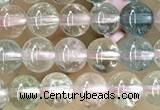 CTG1599 15.5 inches 4mm round morganite gemstone beads