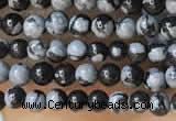 CTG2015 15 inches 2mm,3mm snowflake obsidian gemstone beads