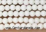 CTG2075 15 inches 2mm,3mm white porcelain beads wholesale