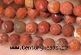 CTG2215 15 inches 2mm,3mm faceted round red jasper beads
