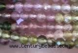 CTG2240 15 inches 2mm faceted round natural tourmaline beads