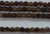 CTG425 15.5 inches 2mm faceted round tiny agate gemstone beads