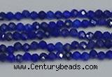 CTG649 15.5 inches 2mm faceted round lapis lazuli gemstone beads