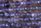 CTG753 15.5 inches 2mm faceted round tiny iolite gemstone beads