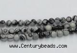 CTJ01 16 inches 4mm round black water jasper beads wholesale