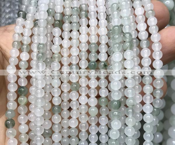 CTJ800 15 inches 4mm round Tianshan jade beads wholesale