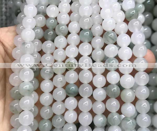 CTJ802 15 inches 8mm round Tianshan jade beads wholesale