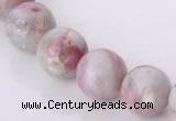CTO18 15 inches 14mm round natural tourmaline beads wholesale