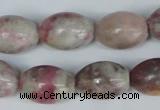 CTO217 15.5 inches 13*18mm rice pink tourmaline gemstone beads