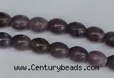 CTO230 15.5 inches 8*10mm rice tourmaline gemstone beads