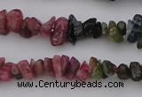 CTO394 15.5 inches 4*6mm - 5*8mm tourmaline chips gemstone beads