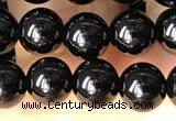 CTO701 15.5 inches 6mm round black tourmaline beads wholesale