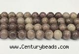 CTO723 15.5 inches 12mm round Chinese tourmaline beads