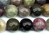 CTO732 15 inches 10mm round tourmaline gemstone beads