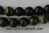 CTP203 15.5 inches 10mm round yellow pine turquoise beads wholesale