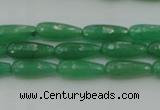 CTR07 15.5 inches 6*16mm faceted teardrop green aventurine beads