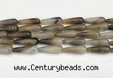 CTR413 15.5 inches 10*30mm teardrop agate beads wholesale