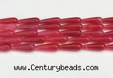 CTR419 15.5 inches 10*30mm teardrop agate beads wholesale