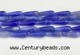 CTR426 15.5 inches 10*30mm teardrop agate beads wholesale