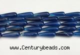 CTR428 15.5 inches 10*30mm teardrop agate beads wholesale