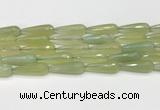 CTR459 15.5 inches 10*30mm faceted teardrop agate beads wholesale