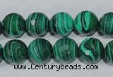 CTU1825 15.5 inches 12mm faceted round synthetic turquoise beads