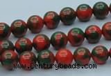 CTU215 16 inches 8mm round imitation turquoise beads wholesale