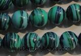 CTU2407 15.5 inches 14mm round synthetic turquoise beads