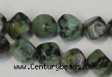 CTU2461 15.5 inches 6*6mm cube African turquoise beads wholesale