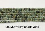 CTU510 15.5 inches 4mm round African turquoise beads wholesale