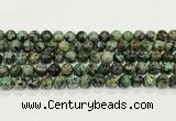 CTU513 15.5 inches 10mm round African turquoise beads wholesale