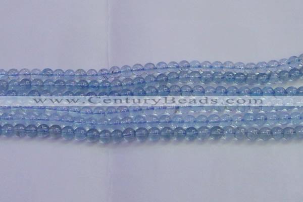 CTZ02 15.5 inches 6mm round natural topaz gemstone beads