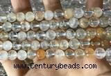 CTZ12 15.5 inches 8mm round natural topaz gemstone beads