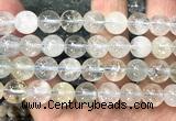 CTZ29 15 inches 10mm round topaz quartz beads wholesale