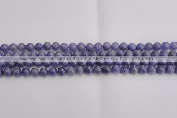 CTZ503 15.5 inches 8mm round natural tanzanite gemstone beads